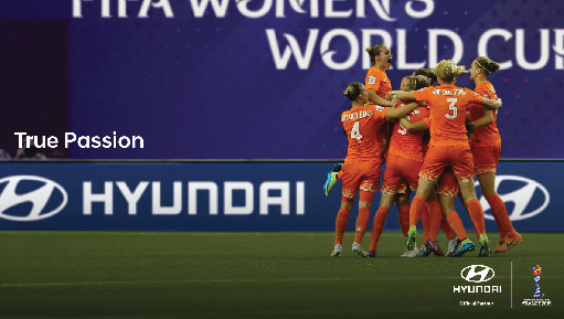 Hyundai ativa a ‘True Passion’ no Campeonato do Mundo de Futebol Feminino França 2019