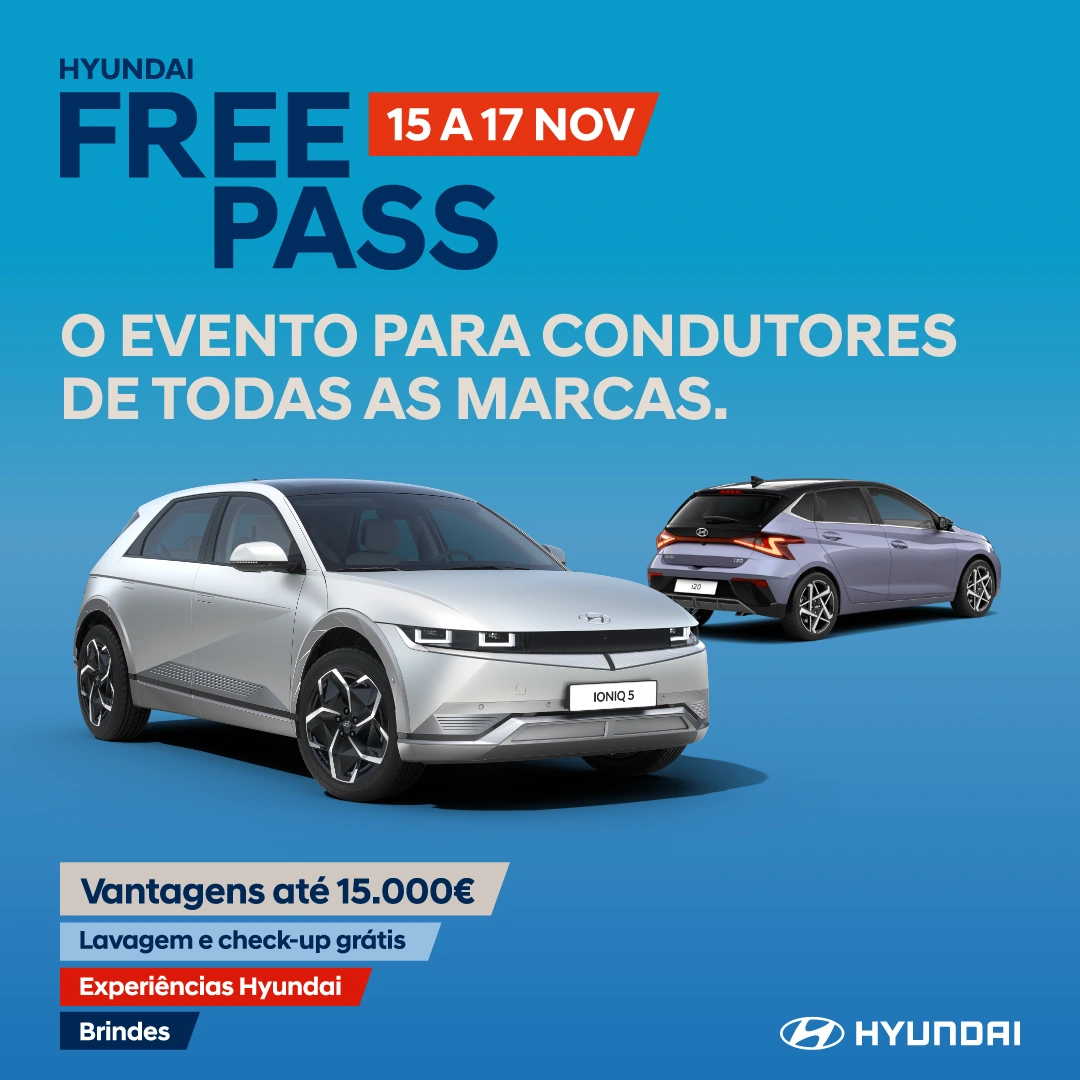 Hyundai Free Pass: O maior evento da Hyundai para condutores de todas as marcas está de regresso