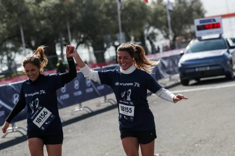 participante na meia maratona de Lisboa